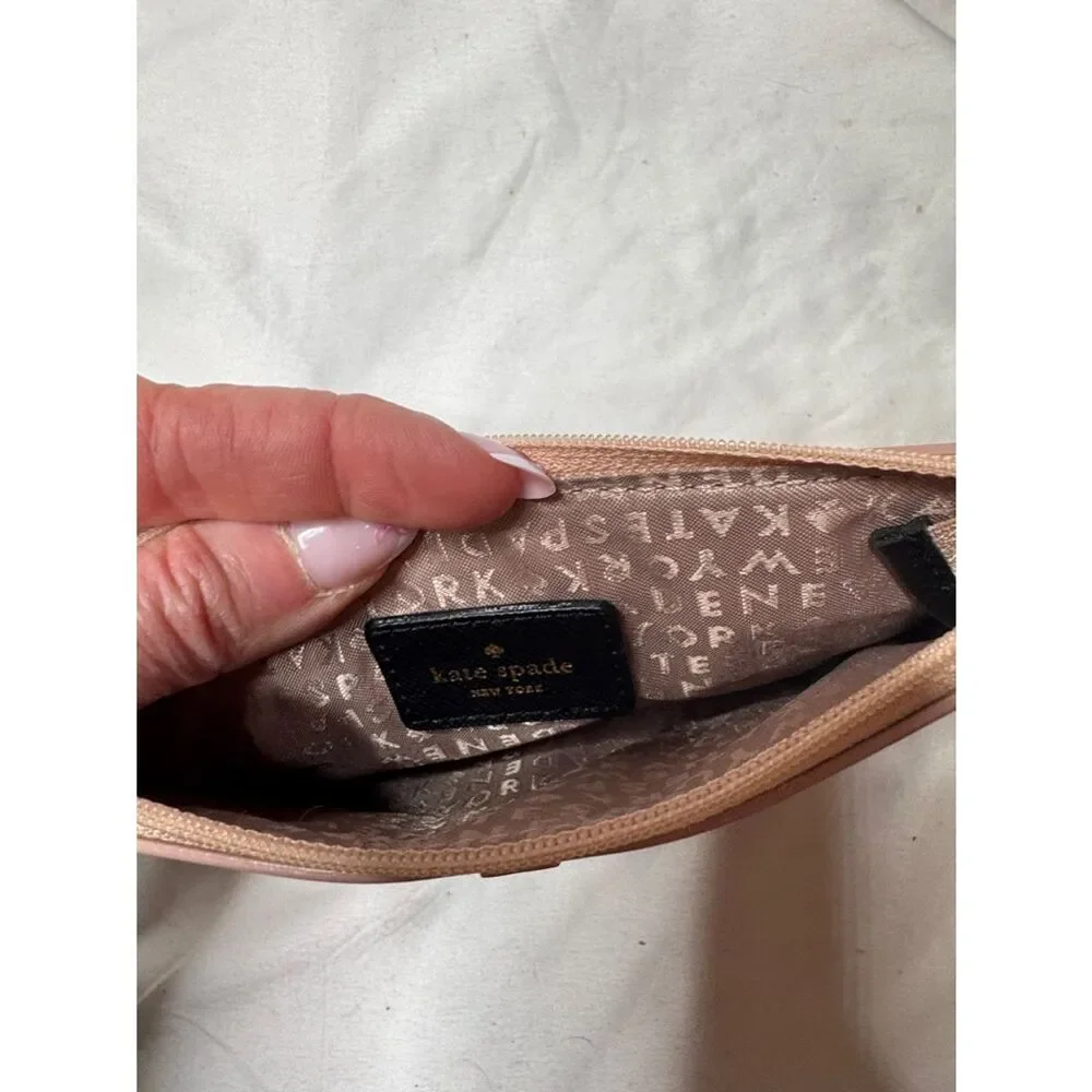 Kate Spade Glitter Wristlet Clutch - Rose Gold